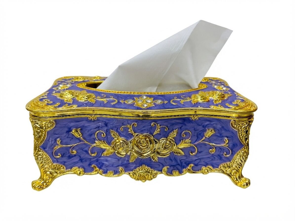 ORNAMENT TISSUE BOX  RK03